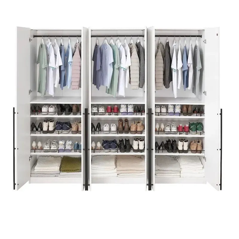 Manhattan Comfort Lee Modern 3.0 Ensemble de 3 armoires de rangement autoportantes