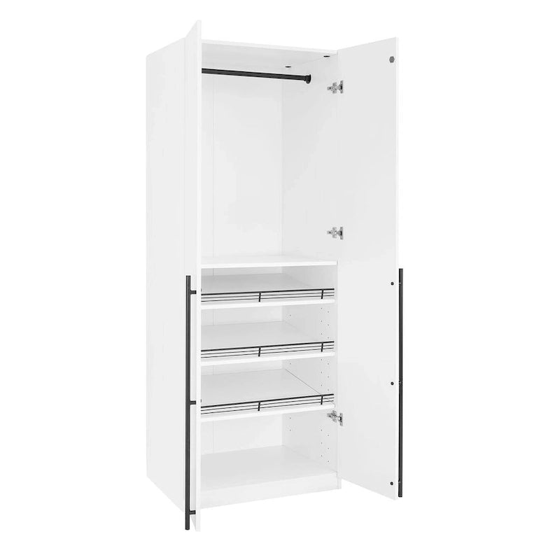 Manhattan Comfort Lee Modern 3.0 Ensemble de 3 armoires de rangement autoportantes