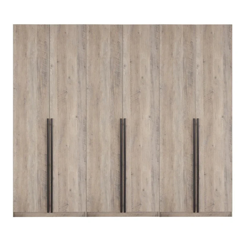 Manhattan Comfort Lee Modern 3.0 Ensemble de 3 armoires de rangement autoportantes