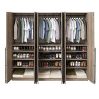 Manhattan Comfort Lee Modern 3.0 Ensemble de 3 armoires de rangement autoportantes