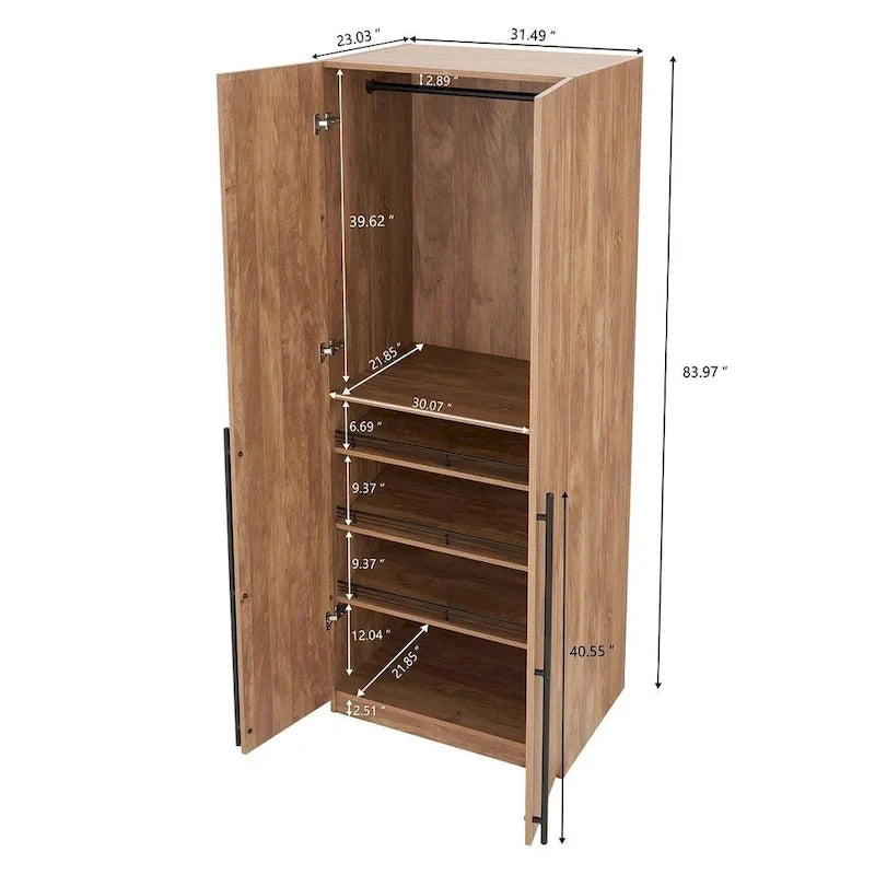 Manhattan Comfort Lee Modern 3.0 Ensemble de 3 armoires de rangement autoportantes