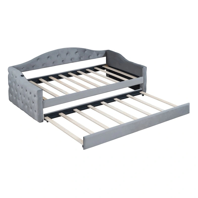 Meuble TV rustique à bords arrondis – Marron/Naturel, 82,5x21,5x15,75 po, étagère ouverte