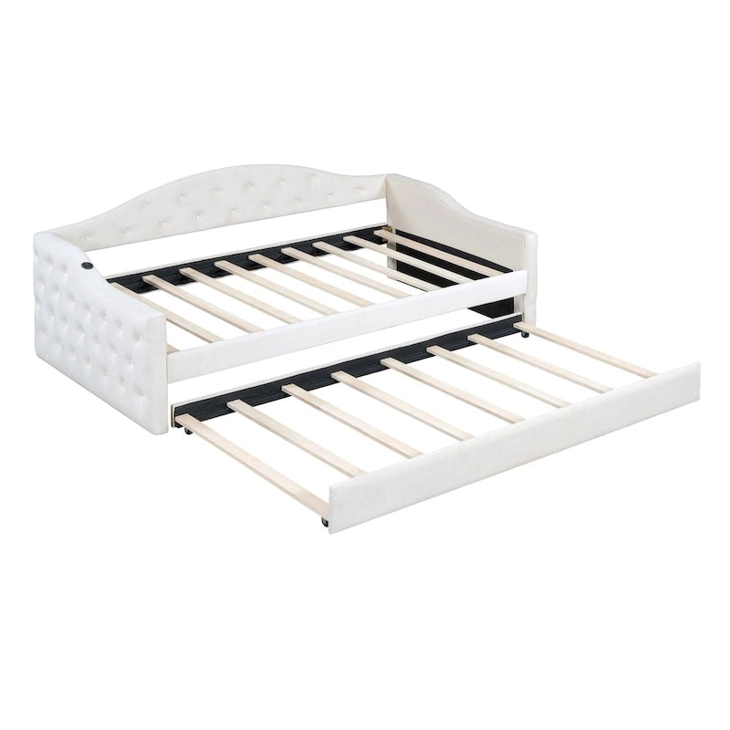 Meuble TV rustique à bords arrondis – Marron/Naturel, 82,5x21,5x15,75 po, étagère ouverte
