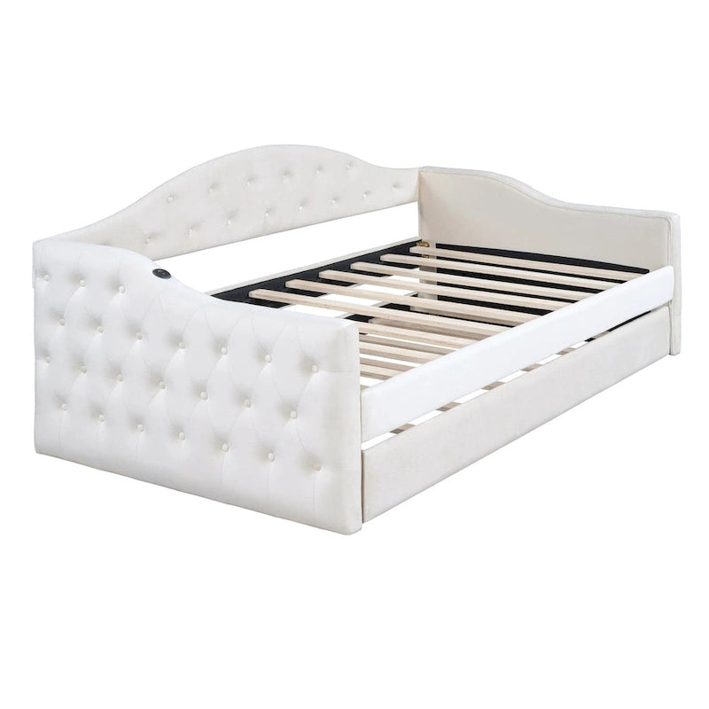 Meuble TV rustique à bords arrondis – Marron/Naturel, 82,5x21,5x15,75 po, étagère ouverte
