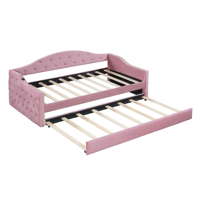 Meuble TV rustique à bords arrondis – Marron/Naturel, 82,5x21,5x15,75 po, étagère ouverte