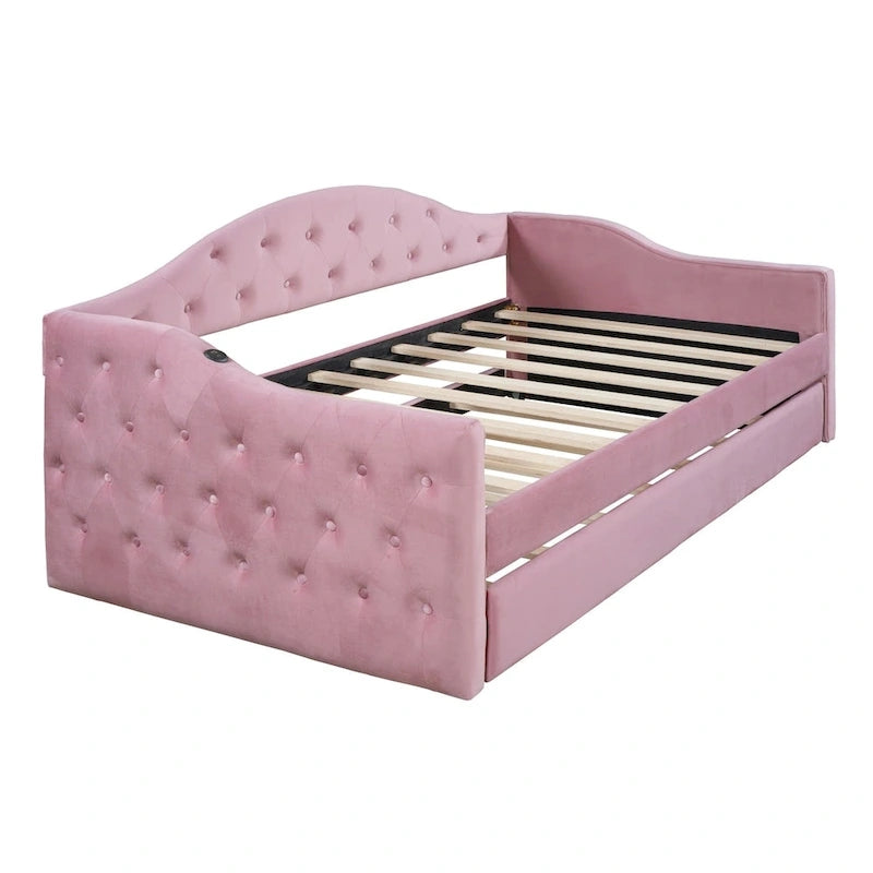 Meuble TV rustique à bords arrondis – Marron/Naturel, 82,5x21,5x15,75 po, étagère ouverte