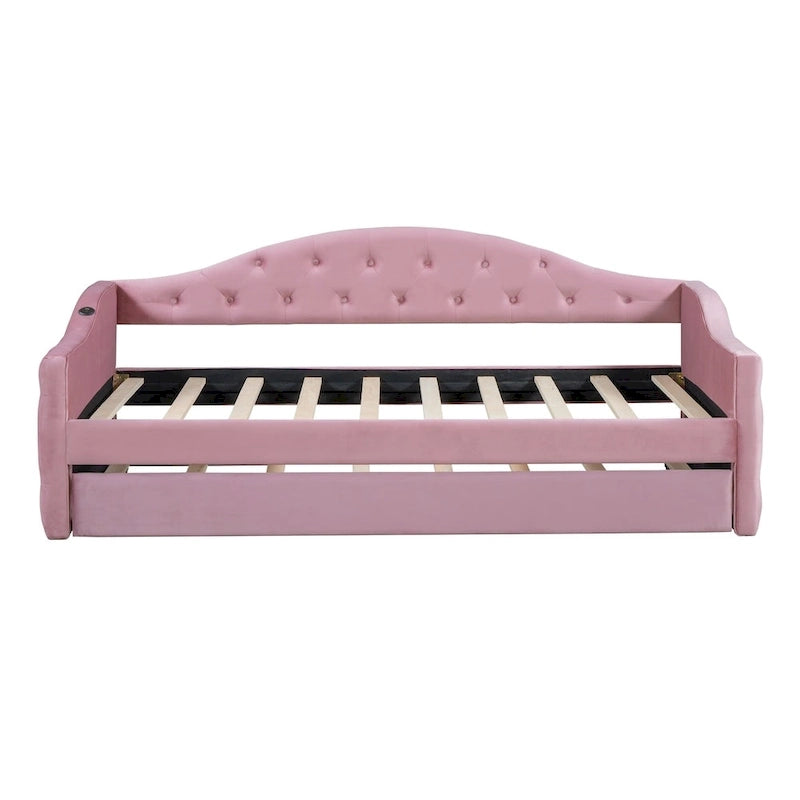 Meuble TV rustique à bords arrondis – Marron/Naturel, 82,5x21,5x15,75 po, étagère ouverte