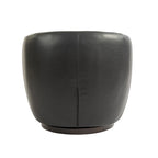Fauteuil pivotant avec rangement intégré – Marron/Rouge/Noir, Fauteuil de salon rembourré