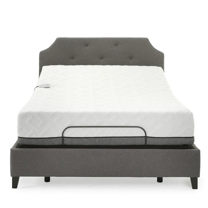 Ensemble matelas en mousse à mémoire de forme 12 pouces Sleep Zone Pacifica et sommier réglable Z100