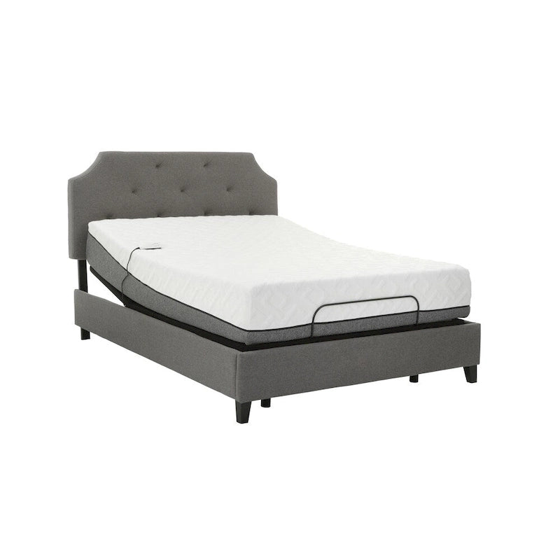 Ensemble matelas en mousse à mémoire de forme 12 pouces Sleep Zone Pacifica et sommier réglable Z100