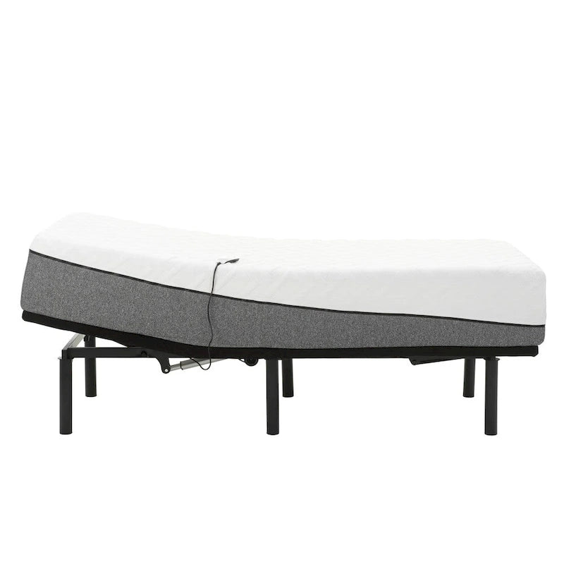 Ensemble matelas en mousse à mémoire de forme 12 pouces Sleep Zone Pacifica et sommier réglable Z100