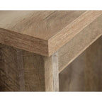 Bureau d'écriture bas moderne – Fini Chêne Lintel, Noir, 43.15x19.29x29.53 in