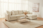 Vibrant Vision Oatmeal Chaise Sofa