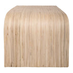 Table basse et table d'appoint en rotin – Style bohème, texture tressée naturelle