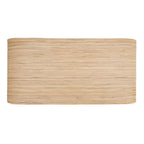 Table basse et table d'appoint en rotin – Style bohème, texture tressée naturelle