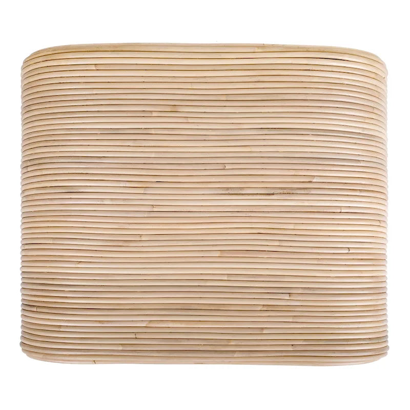 Table basse et table d'appoint en rotin – Style bohème, texture tressée naturelle