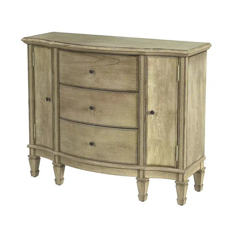 Meuble d'appoint 3 tiroirs 2 portes avec étagères réglables – 101,6x40,6x82,5 cm, 55,8 kg