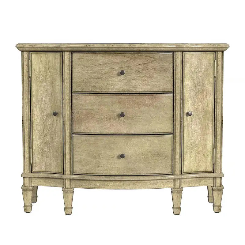 Meuble d'appoint 3 tiroirs 2 portes avec étagères réglables – 101,6x40,6x82,5 cm, 55,8 kg