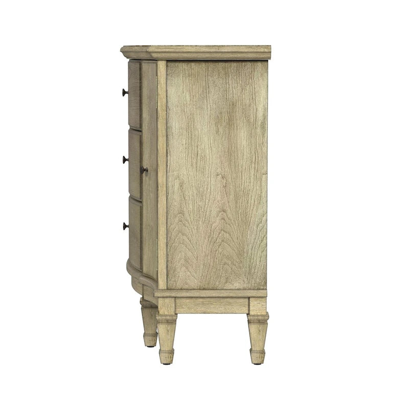 Meuble d'appoint 3 tiroirs 2 portes avec étagères réglables – 101,6x40,6x82,5 cm, 55,8 kg