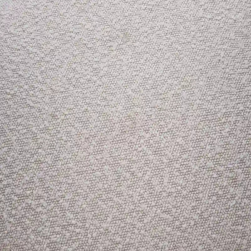 Chaise de salle à manger en bois massif avec tissu haute performance – Gris brumeux, assise tapissée