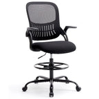 Chaise de bureau haute ergonomique avec accoudoirs relevables