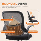 Chaise de bureau haute ergonomique avec accoudoirs relevables